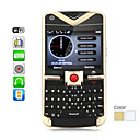 Mega Quad SIM Cell Phone with QWERTY Keypad + WiFi (Metal Casing, Quadband)