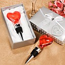 Red Heart Bottle Stoppers