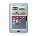 7 pulgadas lector de libros electrónicos con un toque screen/4g/mp3/fm/voice grabadora (gris)