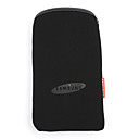  Velvet Soft Pouch Bag For Samsung i9100 (Black)