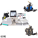 Complete Tattoo Machine Kit 2 Guns with LCD Power Supply