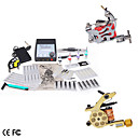 Complete Tattoo Machine Kit 2 Guns with LCD Power Supply