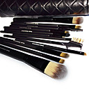 Makeup Brushes Set Kit With Lozenge Grain Case (12 PCS)
