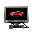 7 Inch LCD Color Monitor, Portable TV, Dual Video Input, Stand/Headrest, Rearview Video
