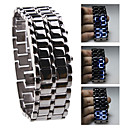 Cobra - Unisex Blue LED Faceless Wrist Watch (Black)