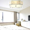 Pink Floral Pattern Flush Mount Electroplate Finish