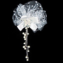 tulle superbe avec une imitation de perles coiffe de mariée de mariée