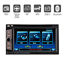 6.2 inch digitaal scherm 2 din auto dvd-speler met ipod bluetooth gps tv stuurbediening