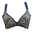 Cotton Demi Cup Push-up Detachable Straps With Embroidery Wedding/ Party Underwear Set