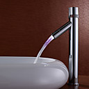 zeitgenössische Farbwechsel LED Waschbecken Wasserhahn (groß)