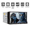 7 Inch Car DVD Player with GPS Bluetooth DVB-T RDS Slide Down Panel