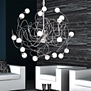 Artistic Ball Shaped Contemporary Chandelier with 20 Lights