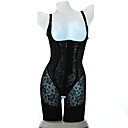 chinlon / jacquard in cotone con chiusura a cerniera anteriore shapewear set parte