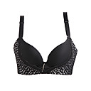 Cotton With Animal Print Demi Cup Adjustable Straps Wedding / Party Bra More Colors