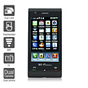 C5000 - Dual SIM 3.2 Inch Touch Screen Cell Phone Black (WIFI Dual Camera TV JAVA)