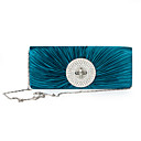 Satin mit Strass Abend Handtasche Kupplung