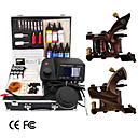 2 kit main de Damas pistolet de tatouage avec le pouvoir conduit