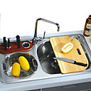 34 inch Undermount Stainless Steel Kitchen Sink (Double bowl)