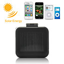 Mini Batería de Energía Solar para iPhone, iPod, Móviles Android y Dispositivos USB - Negra