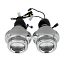 2,8 pouces de voiture projecteur de lumière h1/h7/9005/9006 lentilles bi-xénon HID (bleu)
