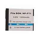 1200mAh 3.6V Digital Camera Battery NP-FT1 for SONY DSC-L1 and More