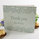 Folded Thank You Card - Leaves(set of 50)