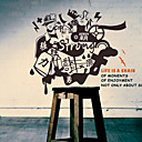 zo sterk muurstickers (1985-d3)
