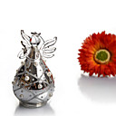Pearl Decorated Silver Crystal Angle