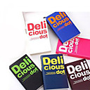délicieux motif de points colorés portable pages à couverture souple (couleur aléatoire)