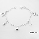 sterling zilveren kruis ontwerp armband