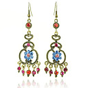 Antique Bronze-plated Bohemia Earring