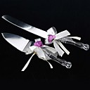 Rose Garden Cake Knife and Server Set