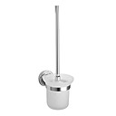 verchroomd massief messing badkamer accessoires toiletborstel met houder