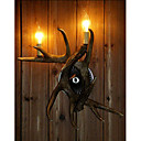 Artistic Antler Featured Wall Light with 2 Lights