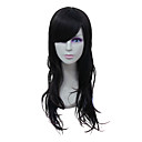 Capless Long High Temperature Wire Black Curly Hair Wig