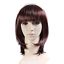 Capless Chocolate 100% Japanese Kanekalon Fiber Beautiful Curly Shoulder Hair Wig