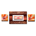Hand-painted Landscape Oil Painting - Set of 4