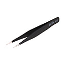 rustfrit præcision anti-statiske lige / skarp pincet - 12 cm