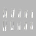 100 Pro Clear Half Well False Acrylic Nail Art Tips