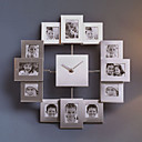 foto del reloj de plata marco de la pared de silencio