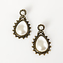 Women's Vintage Tear Drop Pearl Earrings