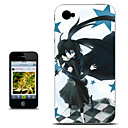 Black Rock Shooter Blue Star Version Anime Case for iPhone 4/4s