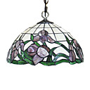Tiffany Pendant Light with Floral Patterned Shade