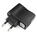 AC 100V-240V universal eu ac carregador de viagem (preto)
