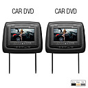 7 pollici poggiatesta auto lettore dvd (usb / sd, gioco, cuffie gratuite, 1 coppia)