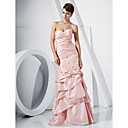 Trumpet/Mermaid Strapless Floor-length Taffeta Evening Dress