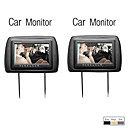 9 pulgadas de pantalla digital de auto apoyo para la cabeza del monitor, 1 par