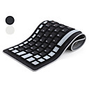 88 Key Flexible QWERTY USB Keyboard (Waterproof, Assorted Colors)