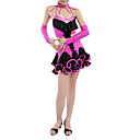 Children's Spandex With Ruffles Latin Dance Performance Outfit More Colors