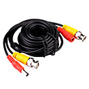 CCTV Cable, Video Power Cable, RG59 Coaxial Cable, Length: 5m
